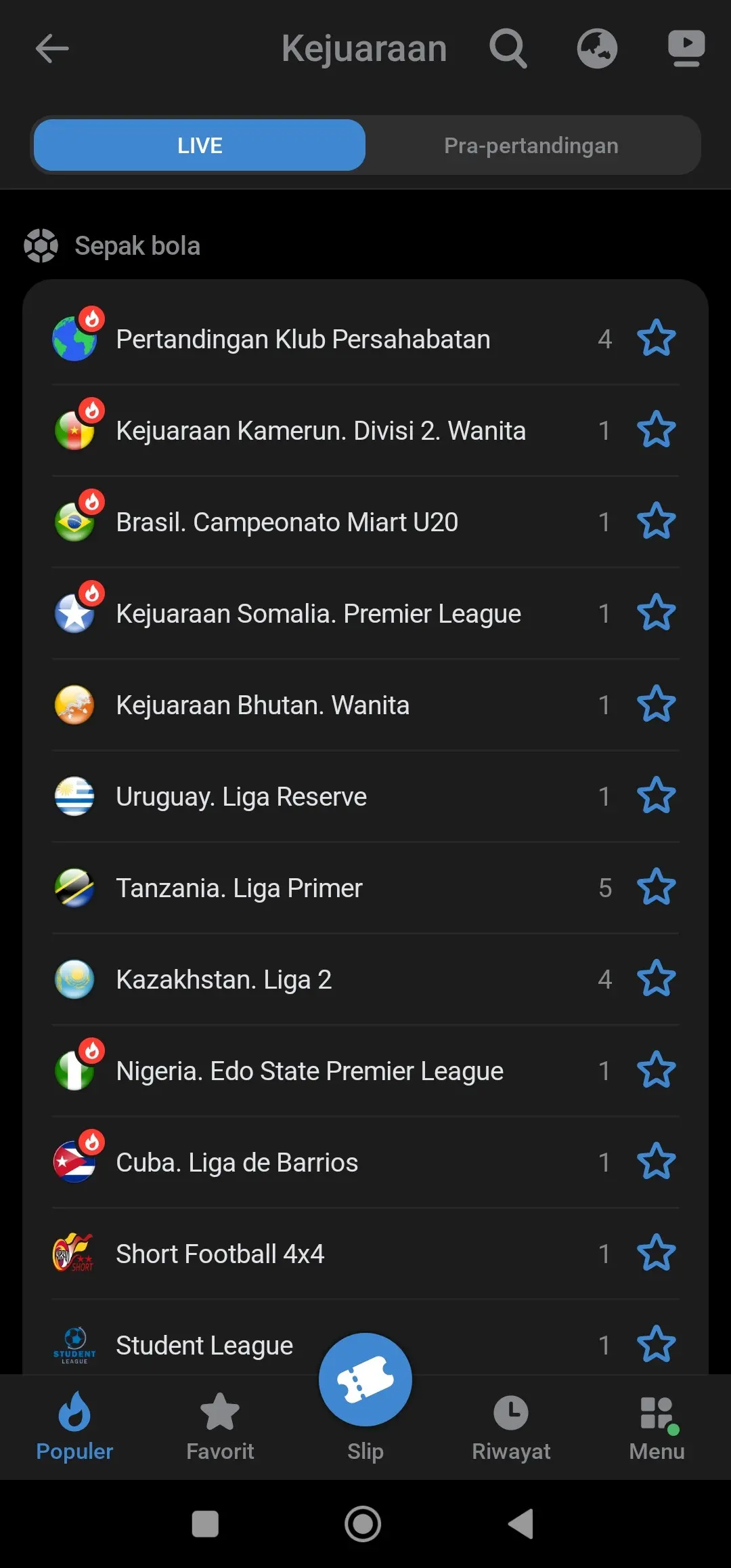 live page