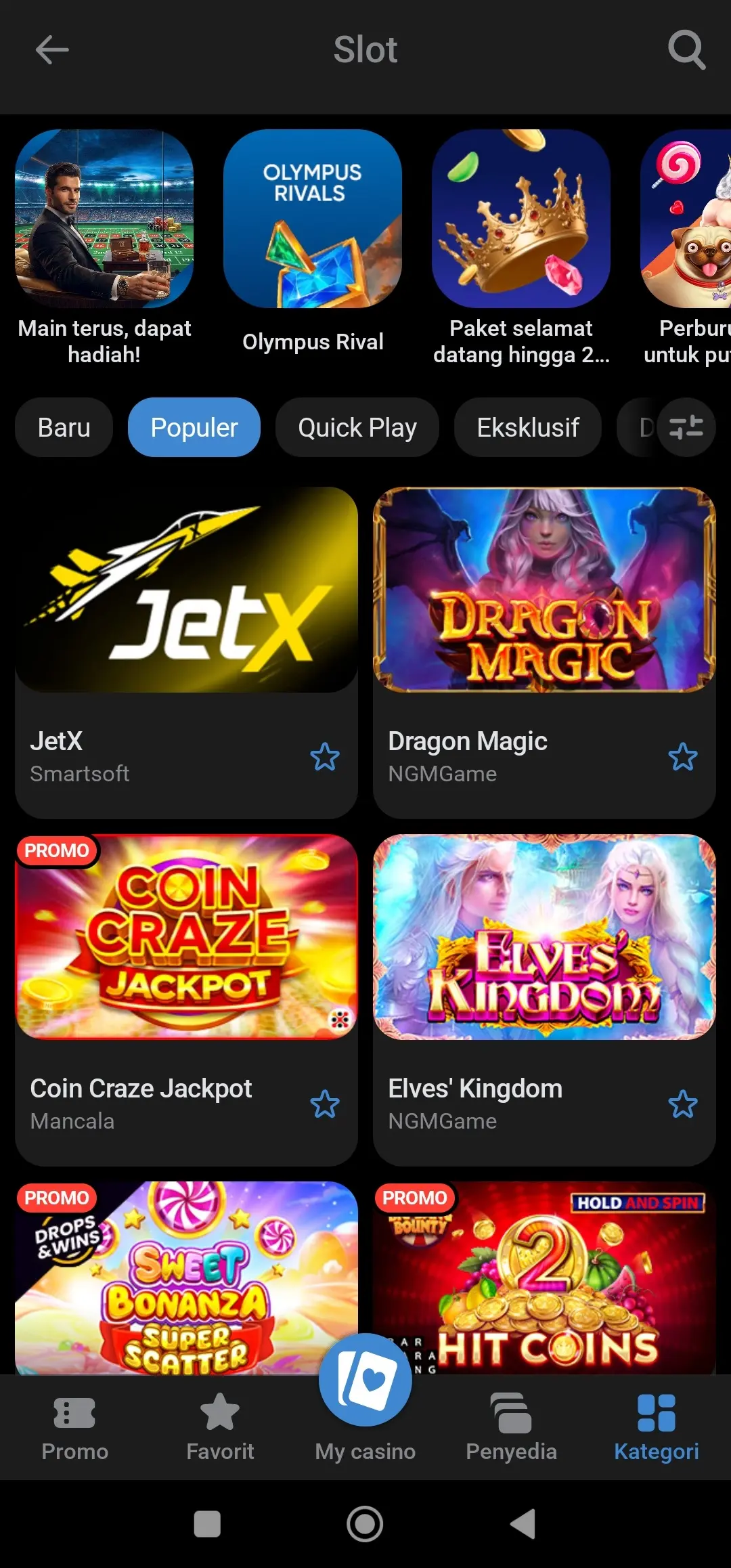 popular slots